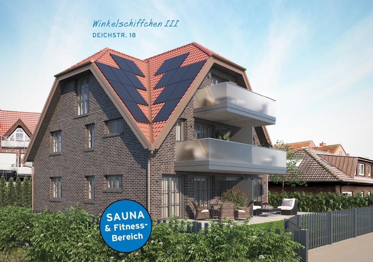 Winkelschiffchen III Mit Sauna Juist Exterior photo